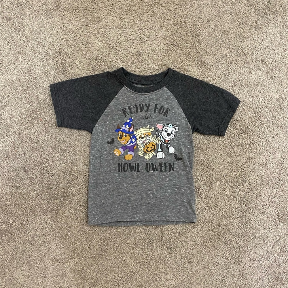 Boys Paw Patrol Ready for Howl-Oween Shirt size 5t